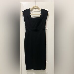Diane Von Furstenberg Black Pencil Dress Size 4